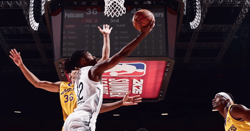 Former Kentucky guard Antonio Reeves in the NBA Summer League (Photo via New Orleans Pelicans)